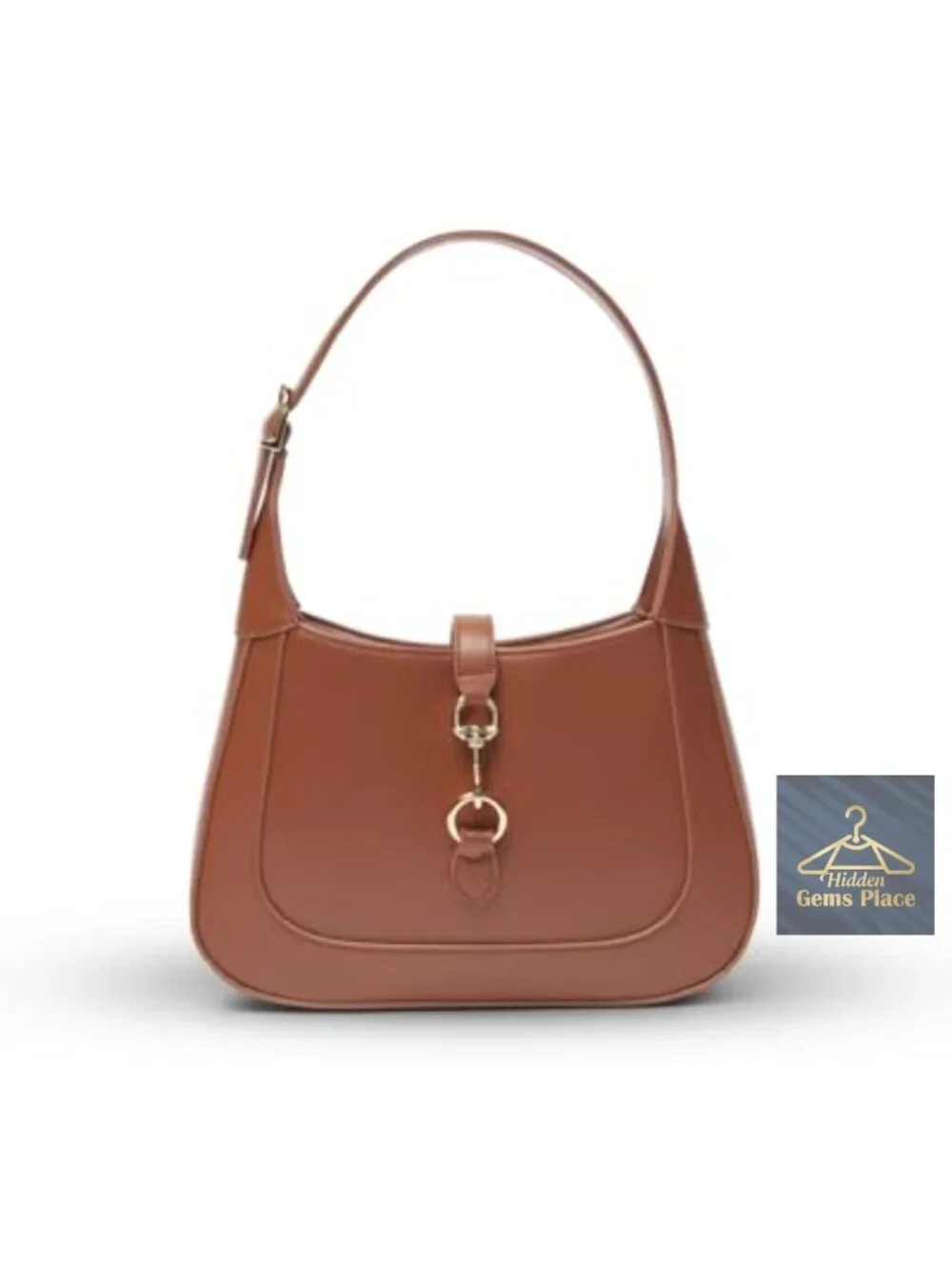 Small Trendy Hobo Handbag Vegan Leather Adjustable Strap Crossbody Purse